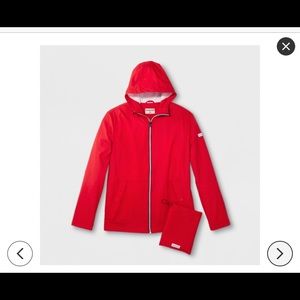 Hunter Packable Rain Coat - Red
